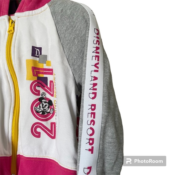 Disney themed bundle. H&M dress size 2-4yr, Disney Parks zip up size 4 - Picture 4 of 8